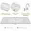 Meuble-lavabo simple 36 po avec plateau en céramique Montra