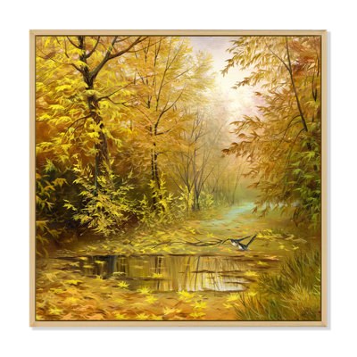 «Beautiful Yellow Yellow Landscape», impression sur toile