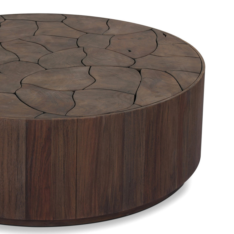 Ridge Outdoor Coffee Table-Stained Saddle Brown