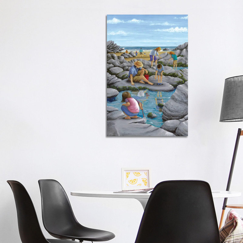 Rockpooling 1 Piece Wrapped Canvas Painting, 101.6 cm H x 66.04 cm W x 1.91 cm D