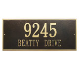 Hartford 2-Line Wall Address Plaque