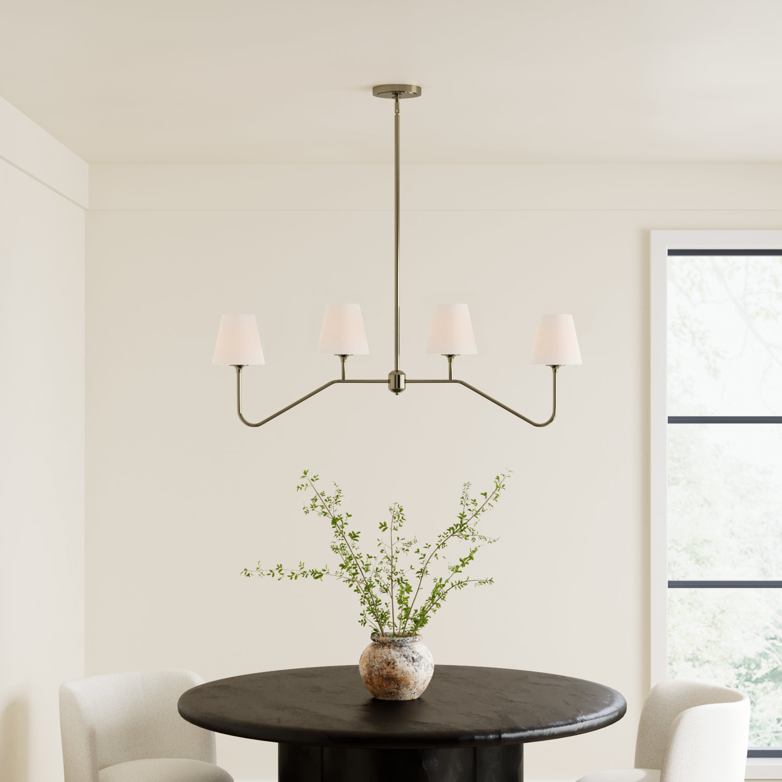 Lane 4-Light Chandelier, Vibrant Gold