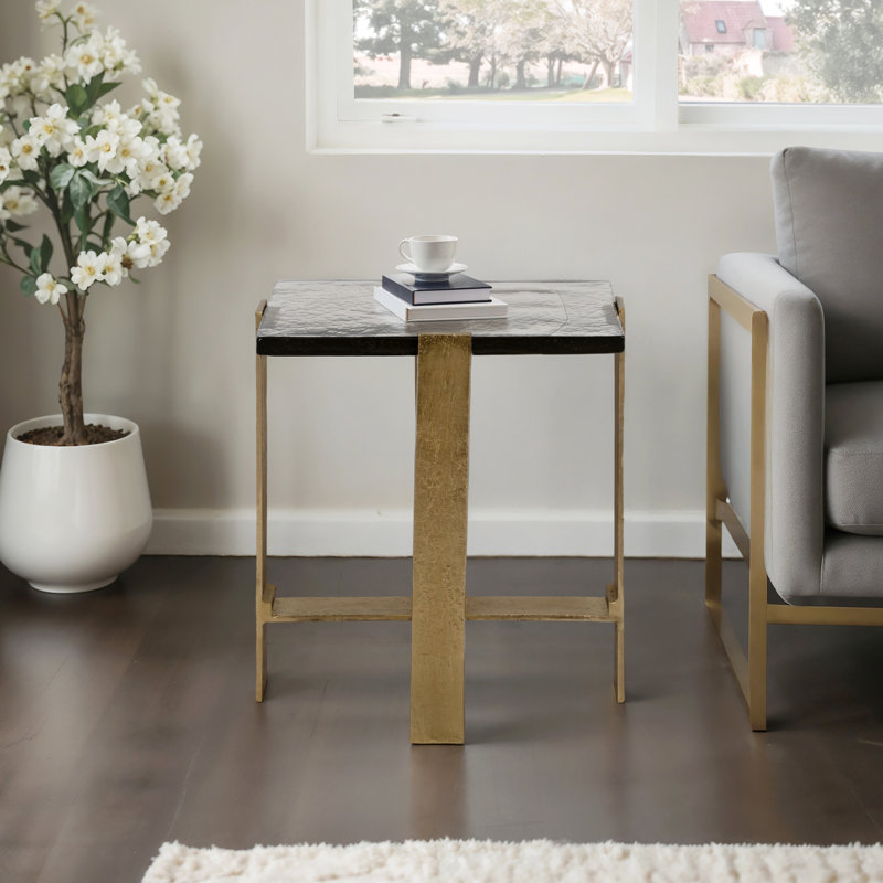 Table d'appoint Everly Quinn, H 24 po x l 14 po x P 14 po