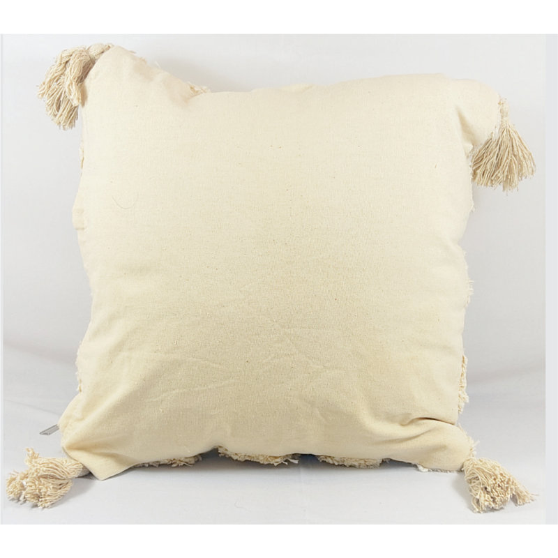 Cayci Tassels Cotton Pillow Cover