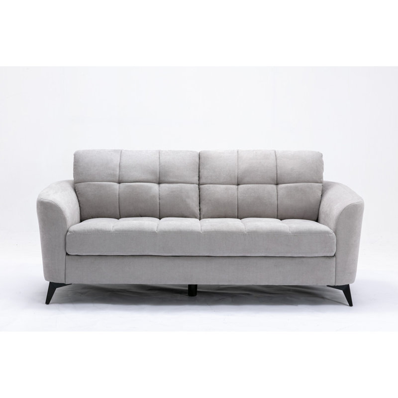 Ensemble de fauteuil Chair en velours gris