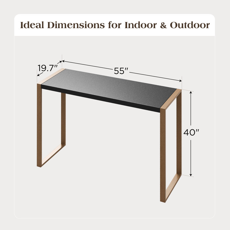 Rectangular Outdoor Bar Table