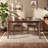 Nordic-style minimalist dining table