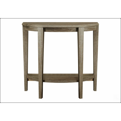 Table d'appoint, console, vestibule, étroit, canapé, stratifié brun, contemporain, moderne