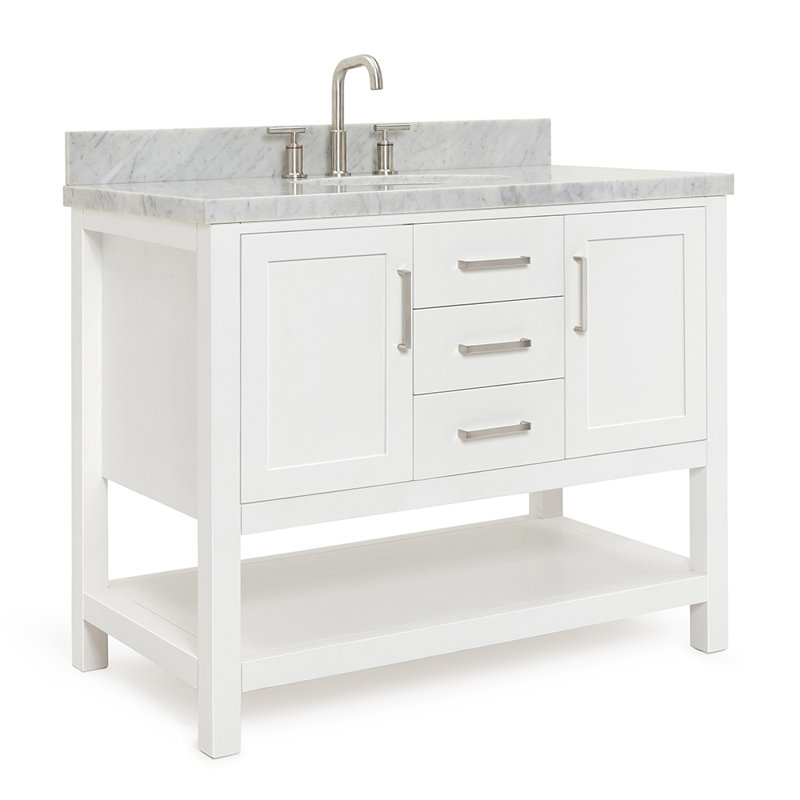 Bayhill 43'' W Single Vanity, White