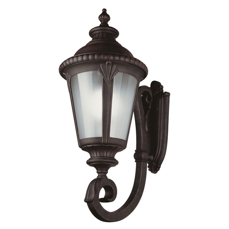 Lanterne murale d'extérieur Sumpter, Rouille, H 19 po x l 8 po x P 11 po