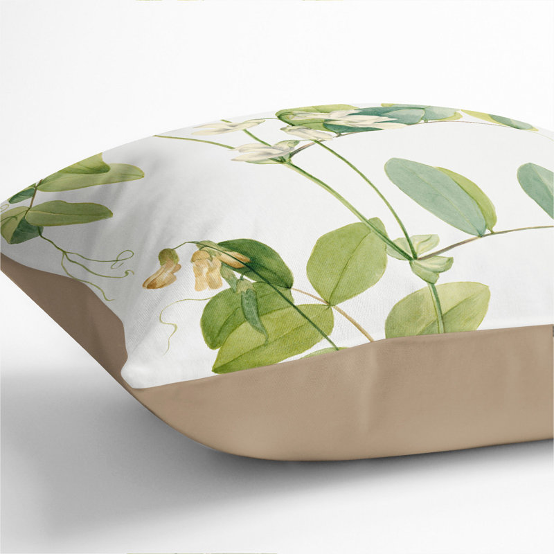 White Pea Scatter Cushion, 40cm H x 40cm W x 15cm D, Stone