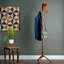 Portemanteaux en bois, 6 crochets - 3 tailles ajustables