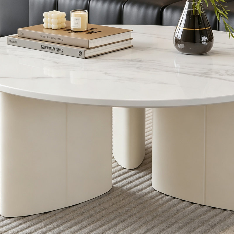 Holthaus, 15.74" H x 31.49" W x 31.49" D, White, Black