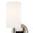 Wylie Steel Flush Mounted Sconce-1246835951