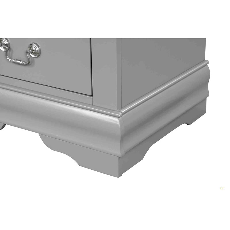 Table de chevet 1Pc, Gris