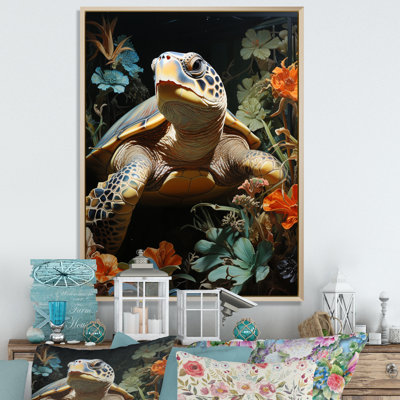 " Turtle Tranquility In The Ocean I "
