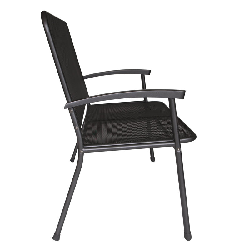 Phlox Steel Outdoor Bench, 92cm H x 117cm W x 65cm D