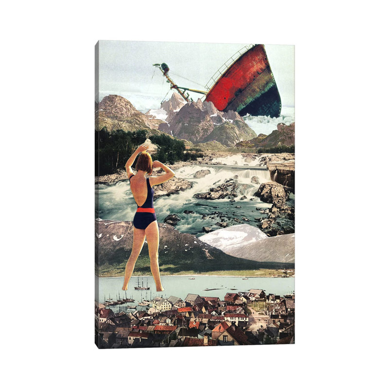 Eugenia Loli - the Wreck 1 Piece Wall Art on Canvas, 20.32 cm H x 30.48 cm W, Wrapped Canvas