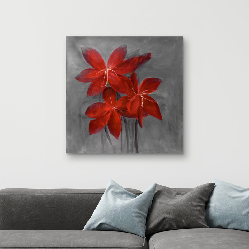 Asiatic lily - 32"x32" art on canvas
