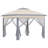 Easy Setup Steel Pop-up Canopy With Netting For Outdoor Parties, Garden Shade, And Patio Relaxation