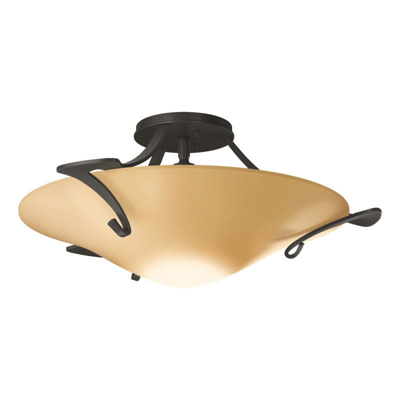 Antasia 1 - Light Semi Flush Mount, Sand, Dark Smoke