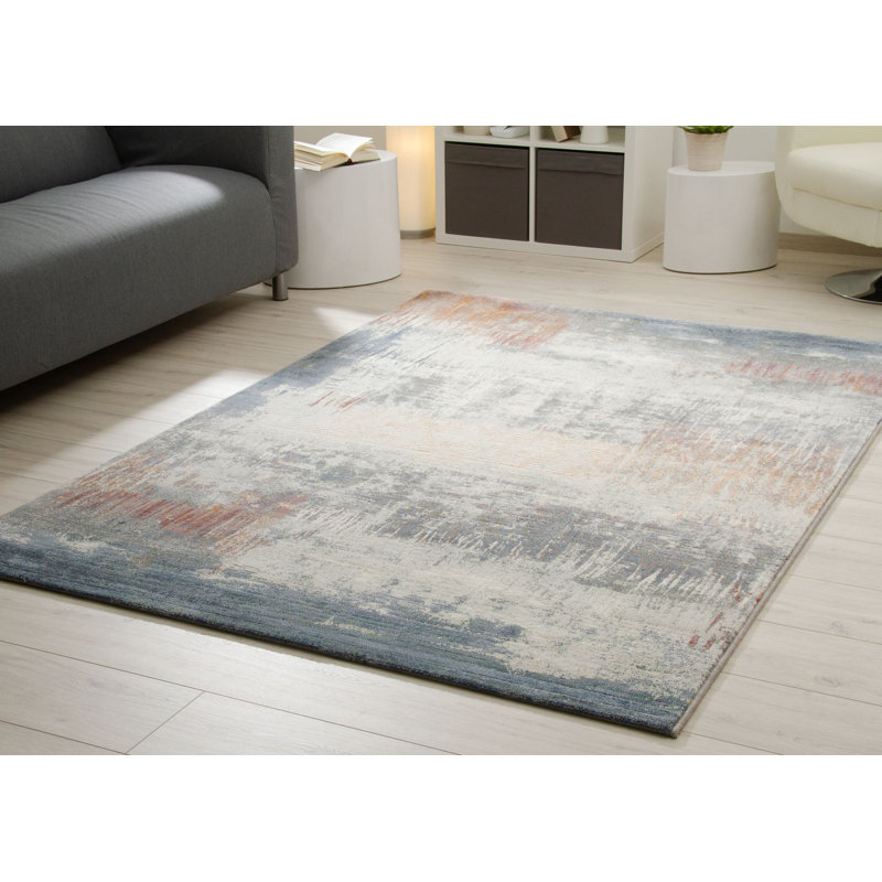 Stalbridge Abstract Flatweave Area Rug, Rectangle 200 x 290cm