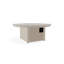 Table de foyer 42 po ronde en polymère rustique avec tablette au propane-124892589-124892599