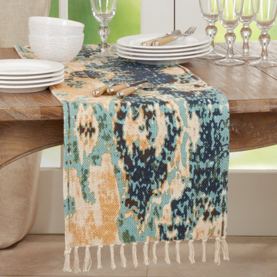 Hafner Abstract 100% Cotton Table Runner