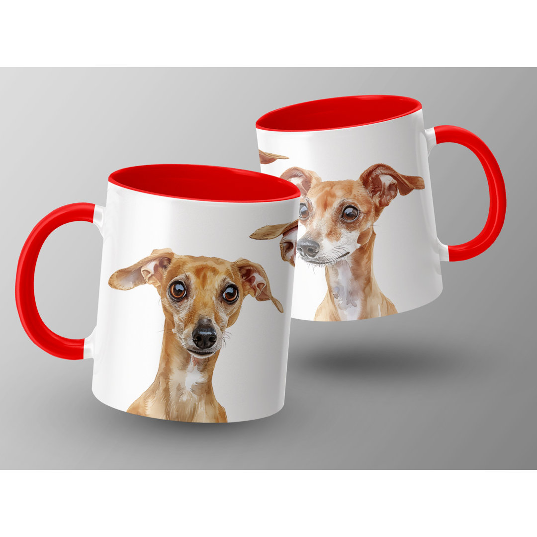 Three Italian Greyhound Dog Design 11oz Coffee Mug