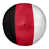 Black/Red/White