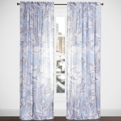 Semi Sheer Curtain Single Panel