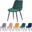 Hindman 46cm H Velvet Upholstered Side Chair in Grey-647142716