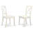 9 Piece Kitchen Table & Chairs Set Includes a Rectangle Dining Table with Butterfly Leaf and 8 Dining Room Chairs, 42x84 Inch, Linen White-131071544-131071545-131071546