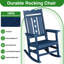 Chaise berçante d'extérieur Aquileo