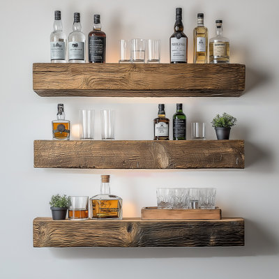 3 Pieces Floating Wall Shelf