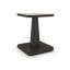Stone Pedestal End Table