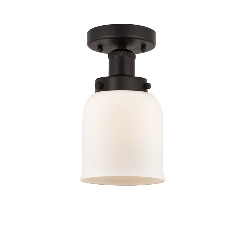 Cordaville Glass Semi Flush Mount, Matte White, Oil Rubbed Bronze