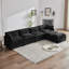 Canapé modulaire rembourré en U avec accoudoirs Redenius Boucle-107084689