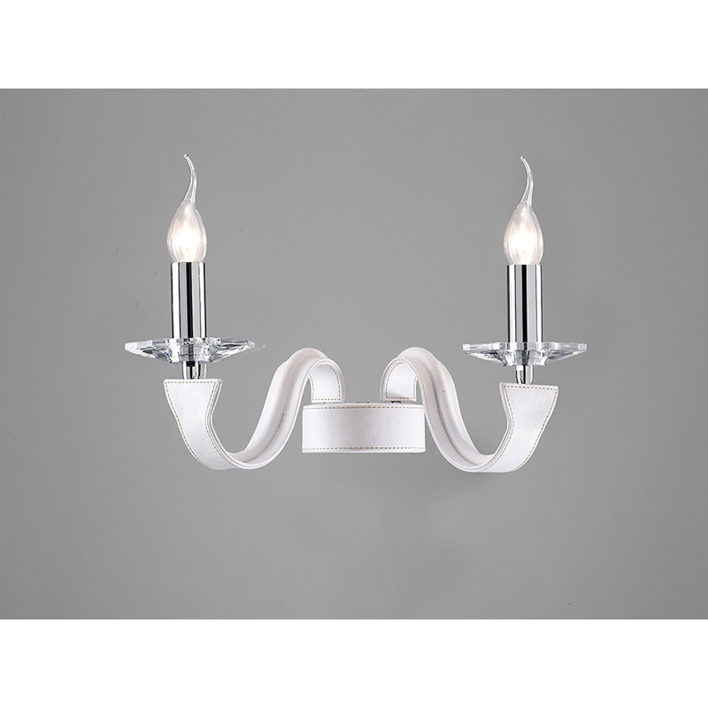 Killingsworth Candle Wall Light, White