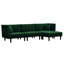 Ensemble de salon en velours Knesha