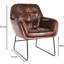 Faux Leather Armchair