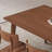 Rectangular dining table made of ash wood-1057156133