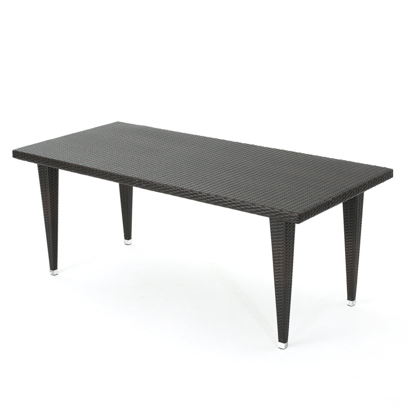 Dominica 33*75 Rect Table - Pvc, Black, 29'' H x 33.4'' W x 73.50'' L