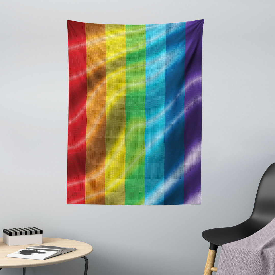 Wandteppich, Stolz Flagge inspiriert Design, Multicolor