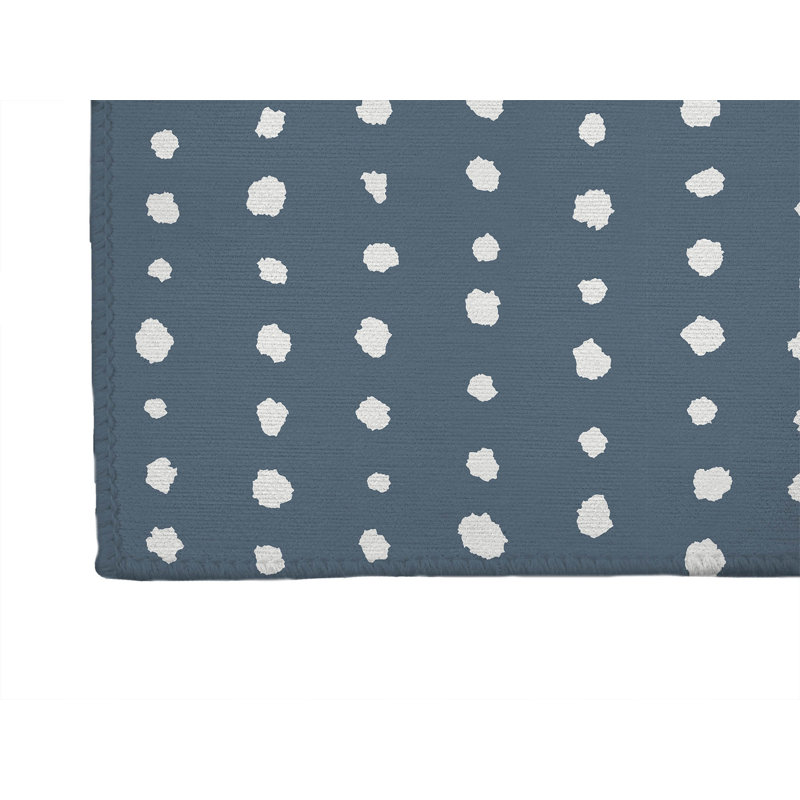 Dot Row Non-Slip Outdoor Rug, Runner 2'6" x 8'