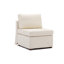 Canapé modulaire à siège simple avec 1 repose-pieds-458001181