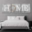 «Home - Where Our Story Begins» par Marla Rae, art mural en verre acrylique, ensemble de 3 pièces-102055916