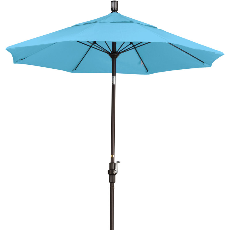 Parasol de marché 7,5 pi Brent, Performance bleu givré