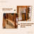Modern Minimalist Cherry Wood Long Console Table