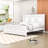 Panel Bed with Headboard and Slats-858236030-858236032